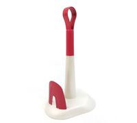 Ecoplast | Portarotolo da Cucina in Plastica, Porta Scottex Carta Cucina, Colore Bianco Perla & Rosso, Made in Italy