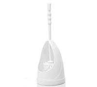 Ecoplast | Scopino WC Tino, Scopettino Bagno in Plastica, Colore Ghiaccio, ø 13,7 x 38 h, Made in Italy