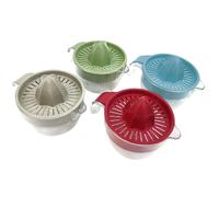 Ecoplast | Spremiagrumi Manuale in Plastica con Vaschetta da 0,6 Litri, Colore Ghiaccio, Made in Italy