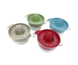 Ecoplast | Spremiagrumi Manuale in Plastica con Vaschetta da 0,6 Litri, Colore Ghiaccio, Made in Italy