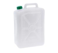 Ecoplast | Tanica per Liquidi e Oli, Comoda da Usare, Resistente e Indeformabile, Dotata di Manico Robusto e Tappo, Capacità 25 Litri, Color Neutro