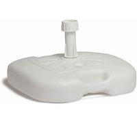 Base per Ombrellone Plastica cm.45x45 Bianco Spiaggia Piscina Mare Terrazzo Diametro funsto massimo 35mm. Minimo 22mm - bianco 8010710001190