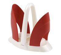 Ecoplast Tulipano Portabicchieri, Madre Perla/Rosso, 22,3x12,5x20 cm