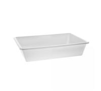 Ecoplast | Vaschetta Frigo in Plastica 16 Lt, Contenitore Plastica, Colore Ghiaccio 50x34,4x11