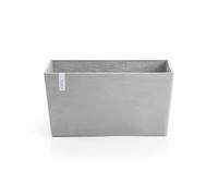 ECOPOTS Fioriera Rettangolare Paris 80X38 H40 White Grey