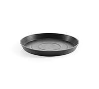 ECOPOTS Sottovaso per vaso di fiori Amsterdam grigio - Diametro Ø 60 cm rotondo grande - Piattino per vaso in plastica riciclata - Sottopentola moderno per interni ed esterni