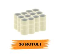 EcoPrice® Nastro Adesivo Imballaggio Trasparente Yellow 48mmx66m 36 Rotoli Scot
