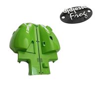 EcoPrice® - Scocche Frog Sinistra e Destra con Targhetta - Ricambi 100% compatibili con macchine caffè Frog componenti originali COLORE (Verde Chiaro)