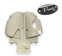 EcoPrice® - Scocche Frog Sinistra e Destra con Targhetta - Ricambi 100% compatibili con macchine caffè Frog componenti originali COLORE (Avorio)