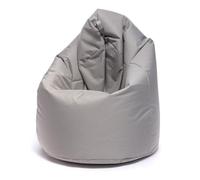 Ecopuf - Poltrona pouf Sako - Pouf per la cameretta dei bambini - Borsa in tessuto robusto - Sedia da salotto - Arredamento - Poltrona XL - 85x135cm - Perla Nc13