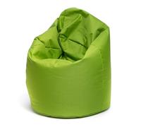 Ecopuf - Poltrona pouf Sako - Pouf per la cameretta dei bambini - Borsa in tessuto robusto - Sedia da salotto - Arredamento - Poltrona XL - 85x135cm - Verde Nc1