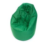 Ecopuf - Poltrona pouf Sako - Pouf per la cameretta dei bambini - Borsa in tessuto robusto - Sedia da salotto - Arredamento - Poltrona XL - 85x135cm - Verde Nc20