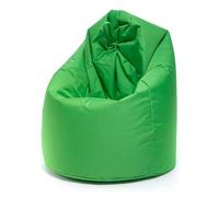 Ecopuf - Poltrona pouf Sako - Pouf per la cameretta dei bambini - Borsa in tessuto robusto - Sedia da salotto - Arredamento - Poltrona XL - 85x135cm - Verde Nc2