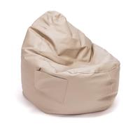 Ecopuf - Puff a Sacco - Poltrona Relax - Gaming - Poltrona comfort versatile per il relax, design moderno, modellabile e facile da pulire, per giovani e giovani dentro - Zac Ecopelle E17