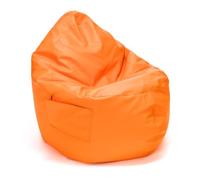 Ecopuf - Puff a Sacco - Poltrona Relax - Gaming - Poltrona comfort versatile per il relax, design moderno, modellabile e facile da pulire, per giovani e giovani dentro - Zac Ecopelle E4