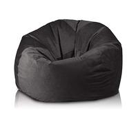 Ecopuf | Sakwa Pouf Poltrona Sacco Taglia M - da Interno Sfoderabile - in Microfibra Antimacchia - Imbottitura Polistirolo 90x50Cm
