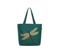 Ecoright Large Canvas Tote Bags for Women, with Inner Pocket, Reusable Tote Bag with Zip for School, Work, Shopping, Beach