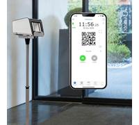 EcosAgile - Marcatempo con QRcode dotato di PIANTANA e RELE’. Software Time management e Gestione Presenze Assenze incluso per il primo anno.