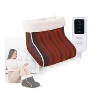 EcoSapiens Ugi Ciabatta Scaldapiedi Elettrica, Tecnologia Infrarossi, Timer 1 Ora, Spegnimento Automatico, Pantofole Riscaldate Ideali per Casa e Relax, Fodera Rimovibile e Basso Consumo Energetico