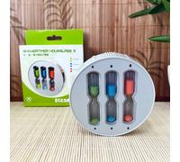 EcoSavers Doccia Timer Clessidra - 3 Risparmia Acqua, 4, 6 E 8 Minuti