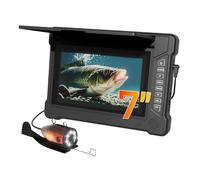 Ecoscandaglio da Pesca Telecamera subacquea 7" Impermeabile IP68 Cercatore Cavo per pesca in Mare, Lago, Fiume e Ghiaccio (30M)