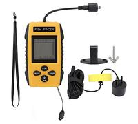 Ecoscandaglio per kayak PolyGen con tecnologia trasduttore sonar, 5 livelli di sensibilità regolabili, display del contorno del fondale, ecoscandaglio portatile per pesca sul