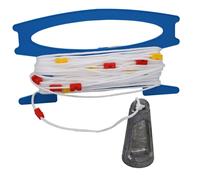 Ecoscandaglio portatile linea piombo manuale 30 m con marcatori da 1 m barca ...