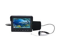 Ecoscandaglio Subacqueo, Kit videocamera da pesca sott'acqua 15m / 30m 1000tvl 6 PCS 1W IR LED Luci con monitor a colori 4,3 pollici(F008S-15M-IR)
