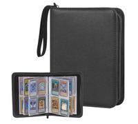 ECOSEAO Raccoglitore Carte, Album Carte per 400 Carte, 50 Pagine Porta Carte, 4 Tasche per Pagina, Raccoglitore di Carte per TCG, MTG, Yu-Gi-Oh!