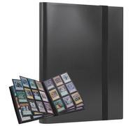 ECOSEAO Raccoglitore di Carte, 540 Tasche Raccoglitore Cartes, 30 Pagine Carte Album, 9 Tasche per Pagina, Doppia Pagina, Cinghia Elastica Porta Cartes, Raccoglitore Carte per YuGiOh