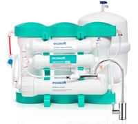 Ecosoft P'URE AquaCalcium | Filtro ad osmosi inversa per la casa | Filtra il 99,8% degli inquinanti dell'acqua | Mineralizza l'acqua potabile con calcio | Con serbatoio d'acqua