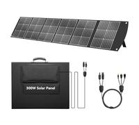 Ecosonique - Pannello Solare Pieghevole Da 300 W,Caricabatterie Solare Portatile Per La Maggior Parte Delle Centrali Elettriche, Alimentatore MC4 da 40 V e Supporto Per Campeggio Esterni