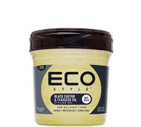 EcoStyle Gel per lo Styling all'Olio di Ricino Nero e Semi di Lino 473 ml