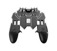 Ecosway Sei Dita All-In-One Pubg Mobile Gioco Controller, Cellulare Gioco Puntare Trigger Fire Pulsanti Joystick Gamepad L1 R1 Trigger per 4-6.5 " Android & Ios Telefono