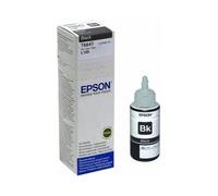 ecotank epson t6641 nero originale per ecotank l100 l110 l200 l210 l300 l355 l486 c13t664140 70ml