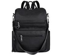 ECOTISH Zaino Donna in Cuoio Morbido Daypack Scuola Casual 2 in 1 come Zaino e Tracolla,Borsa e Zaino a Spalla in Moda da Donna per Scuola, Shopping, Universita, Liceo e Viaggio