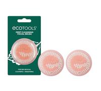 EcoTools Mini spazzola per la pulizia del viso, infusa con agrumi, aumenta il collagene, sicura per pelli sensibili, esfolia e pulisce i pori, formato da viaggio, ecologico, vegano e non testato sugli