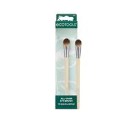 EcoTools Pennello per occhi all-over, soffice pennello per ombretto per sfumare il colore del coperchio e delle pieghe, morbide setole sintetiche per il trucco degli occhi quotidiano, sostenibile
