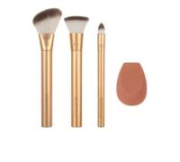 Ecotools Precious Metals Pennelli Viso + Spugna Set