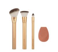 Ecotools Precious Metals Pennelli Viso + Spugna Set