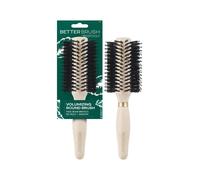 EcoTools Volumizzare la spazzola per capelli rotondi Ricevi a fuoco pieno resistente al calore per le setole vegane di asciugatura a poppa