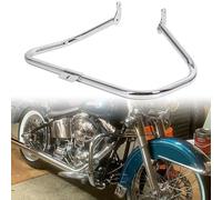 ECOTRIC Paramotore cromato Highway Crash Bar compatibile con Harley Heritage Softail Fat Boy Springer FLST 2000-2017 Ricambio per HD49004-00