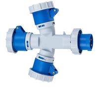 Ecova 20564 Adattatore Industriale Spina Cee 16A tre Prese 2P+T IP67