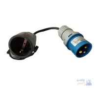 Ecova Adattatore Industriale 2P+T Presa Schuko Ip 44 220/260 V Ip44