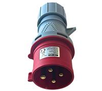 Ecova Spina industriale Trifase 380-415V 3P+T IP44 robusta e conforme CEE - CONFEZIONE: 1 pz., Ampere : 32 Ampere