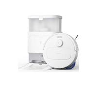 ECOVACS DEEBOT N30 PRO OMNI Robot Aspirapolvere e Lavapavimenti, 10000Pa di Aspirazione, TruEdge Adaptive Edge Mopping, Tecnologia ZeroTangle 2.0, Lavaggio del Mocio con Acqua Calda a 60°C, Bianco
