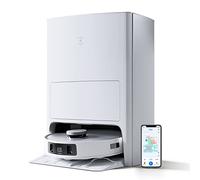 ECOVACS DEEBOT T20 OMNI Robot Aspirapolvere Lavapavimenti 6000Pa con Stazione Svuota Polvere e Pulizia Sollevamento Automatico Moci, Lavaggio Acqua Calda, Tappeti, Rilevamento ostacoli 3D, Alexa/APP