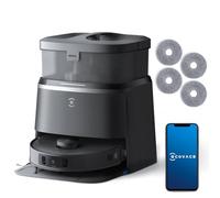 ECOVACS DEEBOT T30 Omni Care Robot Aspirapolvere Lavapavimenti con Mini Stazione, 11000 Pa Robot Aspirapolvere Lavapavimenti con Mappatura, Pulizia Bordi e Angoli con TruEdge™, Antigroviglio