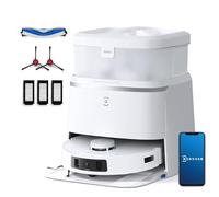 ECOVACS DEEBOT T30 PRO OMNI Robot Aspirapolvere Lavapavimenti con Mini Stazione, Adattamento alla Pulizia dei Bordo, 11000 PA Buddy Kits Standard, accessorio originale