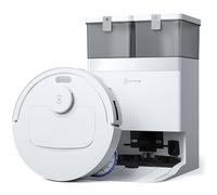 ECOVACS DEEBOT T30C OMNI Gen2 Robot Aspirapolvere Lavapavimenti, 25000 Pa, ZeroTangle 3.0, Tecnologia TruEdge 2.0, Sistema di Lavaggio OZMO TURBO 2.0, Stazione All-in-one Migliorata, Bianco